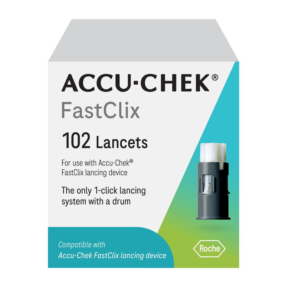 Accu-Chek FastClix Lancets, 102 Count – Diabetic Saver